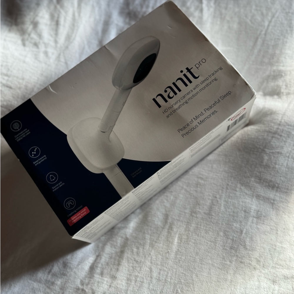 Nanit Pro White Baby Monitor — NEW
